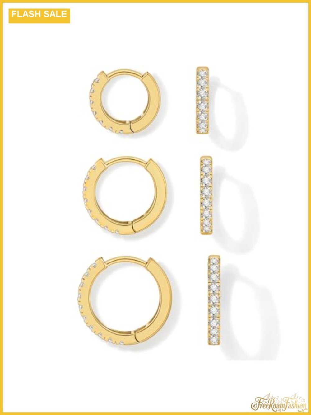 3 Pairs Small Hoop Earrings Tiny Huggie Cartilage Earrings Women